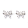 Rack Plating Brass Micro Pave Cubic Zirconia Charms ZIRC-C026-02P-1