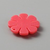 Opaque Resin Pendants RESI-WH0029-46B-06-2