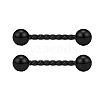 304 Stainless Steel Round Ball Nipple Barbells WGF6E7B-03-1