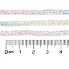 Transparent Painted Glass Beads Strands DGLA-A034-T2mm-A21-3