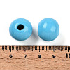 Painted Natural Wood Beads WOOD-A018-16mm-03-3