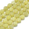 Natural Lemon Jade Beads Strands G-I376-A27-01-1