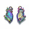 Rainbow Color 304 Stainless Steel Pendant Rhinestone Settings STAS-S119-073-3