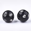 Plating Acrylic Beads LS-PACR-S186-10mm-A01-2