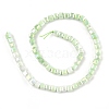 Electroplate Opaque Glass Beads Strands EGLA-U004-02E-2