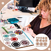 Wooden Bead Design Boards WOOD-WH0042-26A-5