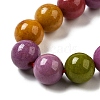 Dyed Natural Malaysia Jade Beads Strands G-G021-02C-14-3