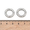 Tarnish Resistant 304 Stainless Steel Spring Gate Rings STAS-D070-01P-3