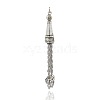 Tibetan Style Alloy Tassels Big Pendants Mobile Accessories Findings PALLOY-J493-07AS-2