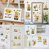 CRASPIRE 2 Sets 2 Style PVC Wall Sticker DIY-CP0008-58-6