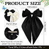 Cloth Big Bowknot Hair Barrettes AJEW-CP0008-41B-02-2