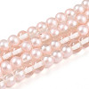 Baking Paint Transparent Glass Beads X1-DGLA-N011-6mm-03-1