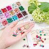 DIY Baking Painted Drawbench Glass Beads Stretch Bracelet Making Kits DIY-FH0001-031-3