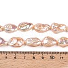 Natural Baroque Pearl Keshi Pearl Beads Strands PEAR-S020-T09-5