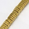Electroplate Non-magnetic Synthetic Hematite Beads Strands G-J165-2mm-02-3