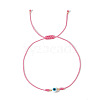 Bohemian Style Adjustable Nylon Cord Braided Bracelets for Women Men OW4691-7-1