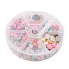 1Box ABS Plastic Imitation Pearl Dome Cabochons SACR-JP0001-M-2