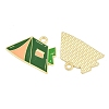 Alloy Enamel Pendants AL-CBA6AEB-12G-02-2