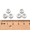 Brass Grade A Rhinestone Spacer Beads RB-A014-Z8mm-18S-2