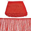 Polyester Latin Fringe Lace OCOR-WH0064-43B-1