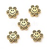 Rack Plating Brass Cubic Zirconia Beads KK-M232-01G-B-1