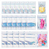 60Pcs 3 Styles Laser Plastic Resealable Bags ABAG-TA0001-56B-1