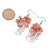 Natural Agate Earrings EJEW-TA00462-02-3