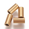 Ion Plating(IP) 304 Stainless Steel Tube Beads STAS-L216-23E-G-1