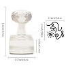 Clear Acrylic Soap Stamps DIY-WH0444-002-2