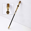 Natural Tiger Eye Twelve Constellation Magic Wand PW-WG48147-07-1