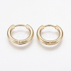 304 Stainless Steel Hoop Earrings X-EJEW-P138-02-15mm-G-1