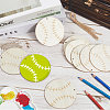 20Pcs Unfinished Wood Pendant Decorations WOOD-SP0001-35C-3