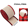 2Rolls 2 Colors Linen Rolls OCOR-GA0001-09-2