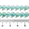 Natural Blue Fluorite Beads Strands G-E112-6mm-2-3