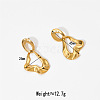 316L Surgical Stainless Steel Stud Dangle Earrings for Women WG33256-01-4