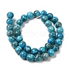 Natural Dyed White Jade Beads Strands G-M402-C04-02-4