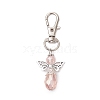 2Pcs Angel Glass Beads Pendant Decoration HJEW-JM02652-02-4