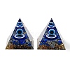 Evil Eye Orgonite Pyramid Resin Energy Generators G-A100-02A-1