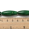 Synthetic Malachite Beads Strands G-B071-D01-01-4