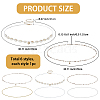 6Pcs 6 Styles Summer Beach Glass Seed Beads and Natural Cowrie Shell Beaded Waist Belly Chains Sets for Women AJEW-WH20019-89-2