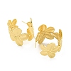 Rack Plating Brass Stud Earrings X-EJEW-M247-13G-2