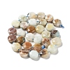 Natural Flower Amazonite Beads Strands G-NH0004-044-3