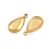 304 Stainless Steel Pendant Cabonchon Settings SA-CBAC381-01G-2
