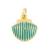 Rack Plating Brass Enamel Pendants X-KK-P269-09G-04-1