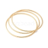 3Pcs 304 Stainless Steel Plain Bangles Set for Women BJEW-A030-01G-2