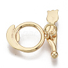 Brass Toggle Clasps KK-S354-216-NF-3