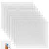 PVC Rectangle Multi Purpose 3D Pen Templates for 3D Printing LS-DIY-WH0010-63-1