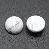 Synthetic Howlite Cabochons G-E492-H-12-2