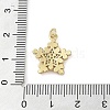 Brass Micro Pave Clear Cubic Zirconia Pendants KK-Q813-08C-G-3