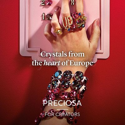 Preciosa® MAXIMA Crystal Round Stones Y-PRC-RASS29-50730-1